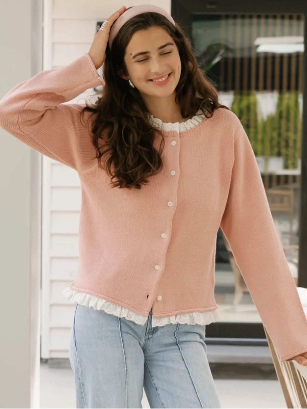 Smash + Tess-  lacy cardigan